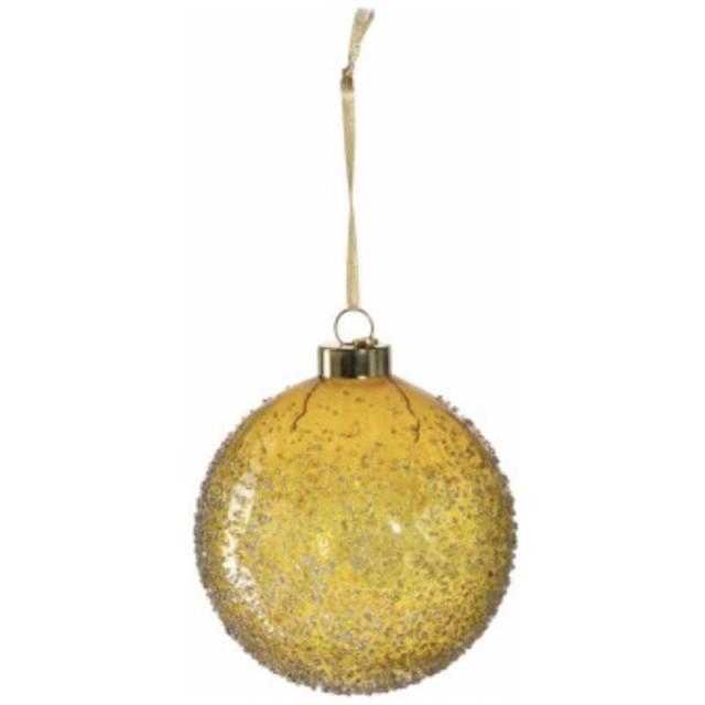 LEONARDO　レオナルド デコレーションボール6P D8cm ゴールド　CN39019
