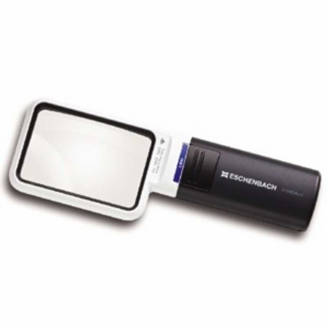 エッシェンバッハ　LEDワイドライトルーペ4倍(ディオプター:16.0)/50×75mm　15114LEDﾜｲﾄﾞﾗｲﾄﾙｰﾍﾟの通販は