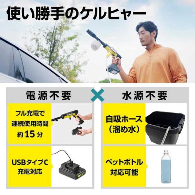 ケルヒャー KARCHER モバイル高圧洗浄機 OC 5 ハンディジェット 1.328