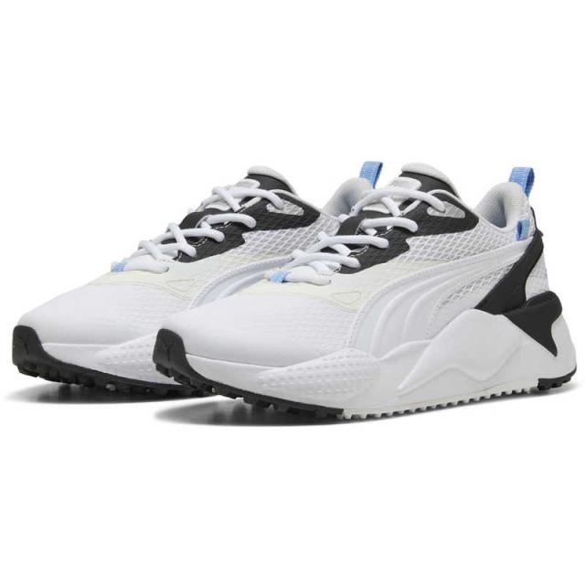 プーマ　ゴルフシューズ GS-X エフェクト スパイクレス [レディース/22.5cm] PUMA WHITE×WARM WHITE×TEAM LIGHT BLUE　30977107_25FW