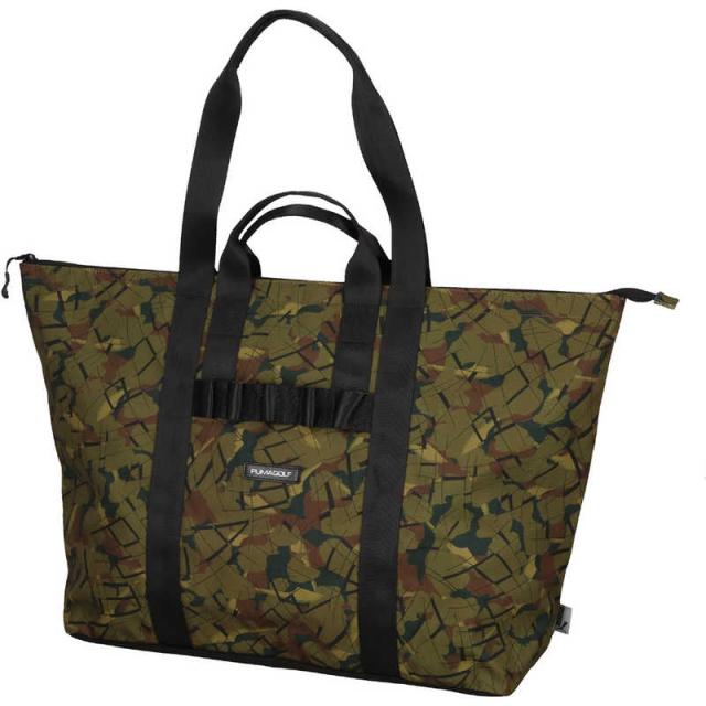プーマ　ゴルフ LEOCAMO AOP 大容量 トートバッグ DARK OLIVE　092500_25FW