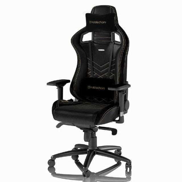 NOBLECHAIRS　ゲーミング チェア EPIC ゴールド　NBL-PU-GOL-003