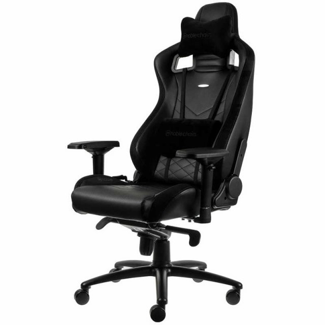 NOBLECHAIRS　ゲーミング チェア ブラック　NBL-PU-BLA-003