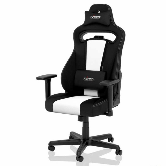 NOBLECHAIRS　ゲーミング チェア E250 ホワイト　NC-E250-BW