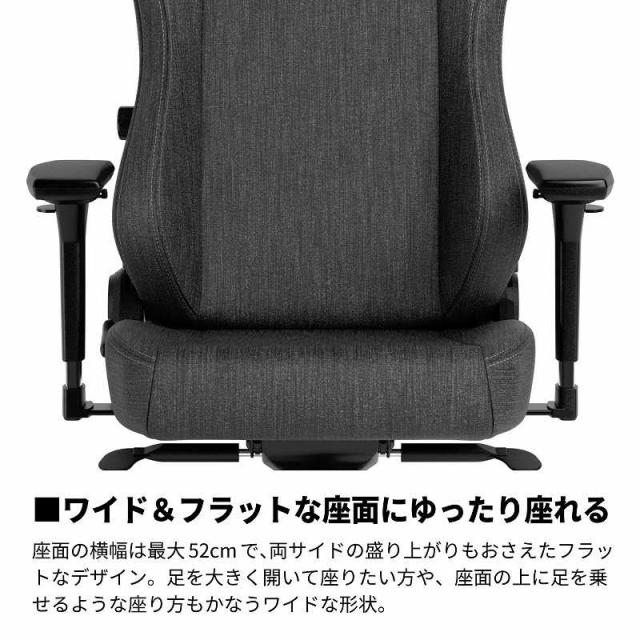 NOBLECHAIRS　ゲーミング チェア HERO TXシリーズ チャコールグレー　NBL-HRO-TX-ATC-SGL_8