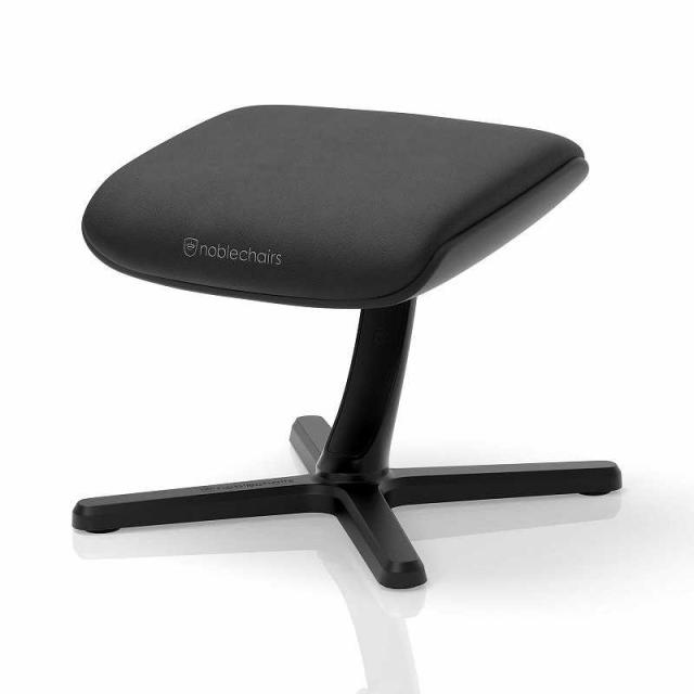 NOBLECHAIRS　FOOTREST 2 - BLACK EDITION (フットレスト ツー ブラックエディション) オットマン マットブラック　NBL-FR-PU-BEDの通販は
