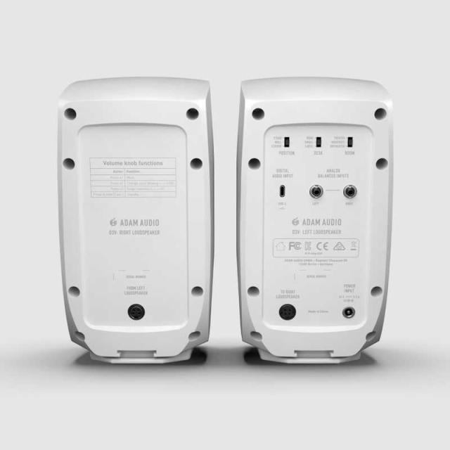 ADAMAUDIO　モニタースピーカー　ホワイト ［2本］　D3VWhite_3