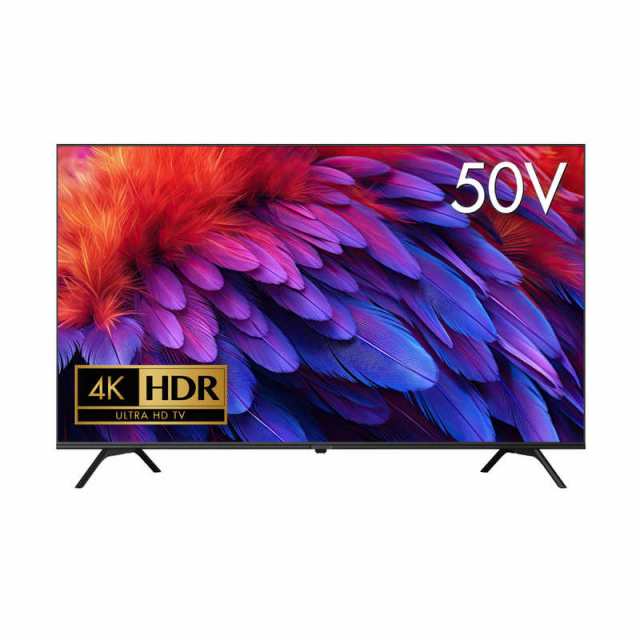 グリーンハウス　ベゼルレス 4K対応 50型液晶テレビ ［50V型 /4K対応］　GH-TV50E-BK（標準設置無料）