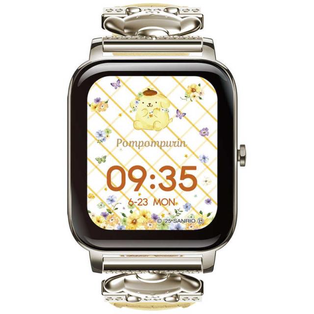 グリーンハウス　サンリオキャラクターズ スマートウォッチ ポムポムプリン　GH-SMWL-PN