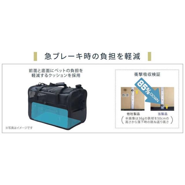 OGK　ドライブペットキャリーS チャコール　PET-003S_3