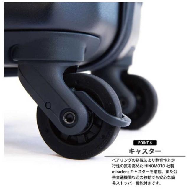 TTC　ヌーベルバーグ スーツケース フロントオープンキャリー Sサイズ Nouvelle Vague 宿泊目安 : 2泊〜3泊 [TSAロック搭載 / 34L] ピンク　LNV001_13