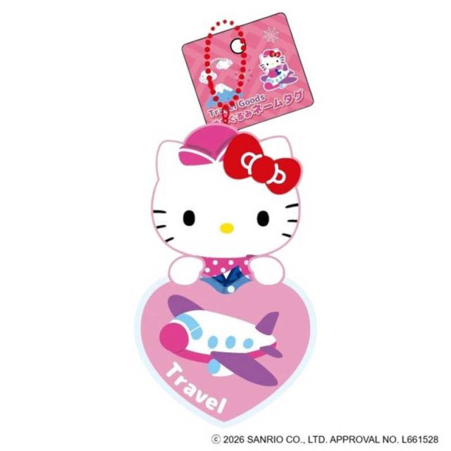 サンリオ ぬいぐるみネームタグ バゲッジタグ ハローキティ LSA016-KT
