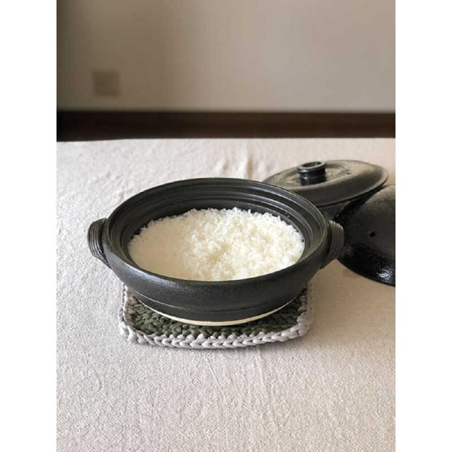 佐治陶器　土鍋 2L スノコ付き ヘルシー土鍋 天目　3225815_2