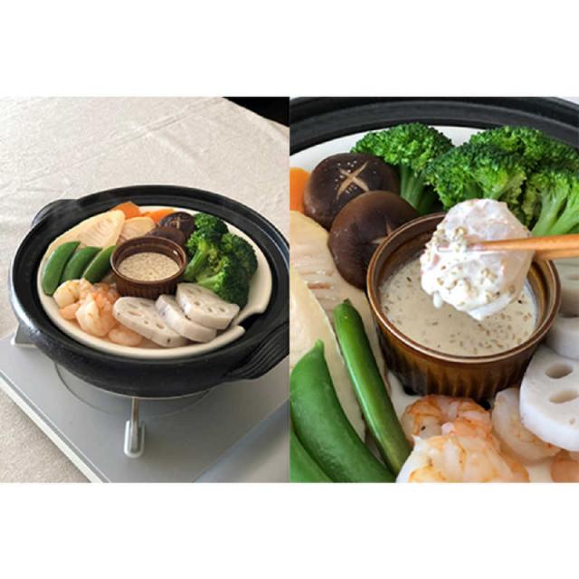 佐治陶器　土鍋 2L スノコ付き ヘルシー土鍋 天目　3225815_10