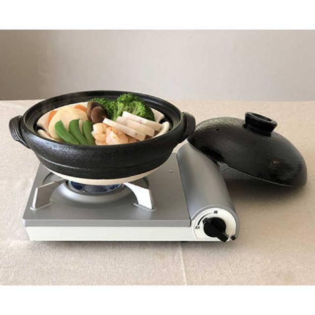 佐治陶器　土鍋 2L スノコ付き ヘルシー土鍋 天目　3225815_13