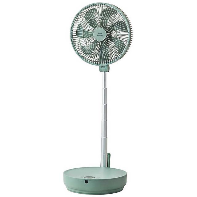 BRUNO　ブルーノ　扇風機 DCモーター搭載 (省エネタイプ) 自動首振り機能あり 温度センサー搭載 リモコン付き グリーン　BOE112-GR