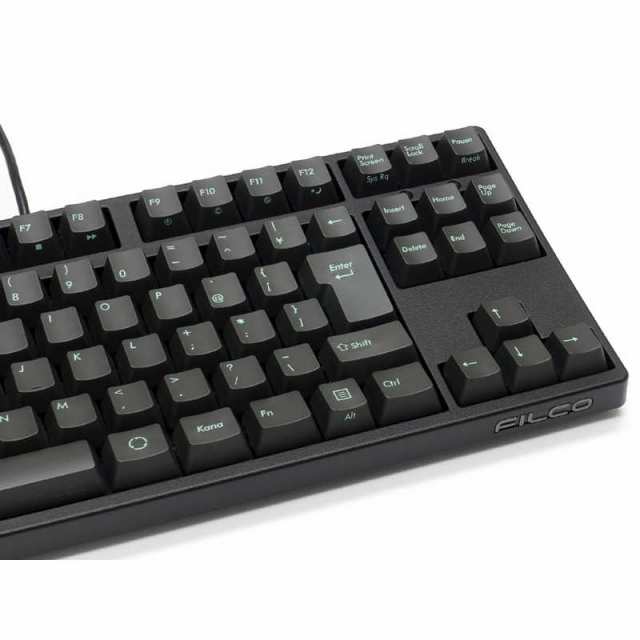 FILCO　キーボード テンキーレス Majestouch＋ASK 日本語かななし(シルバー軸) ［有線 /PS/2・USB］ アスファルト/ブラック　FKBN91MSSNAS3GMBの通販は