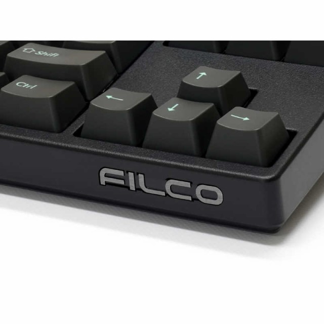 FILCO　キーボード テンキーレス Majestouch＋ASK 日本語かななし(シルバー軸) ［有線 /PS/2・USB］ アスファルト/ブラック　FKBN91MSSNAS3GMBの通販は