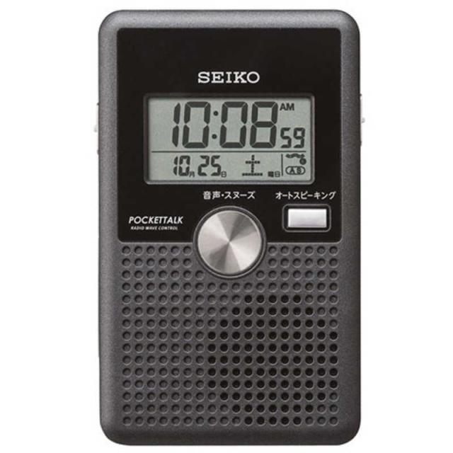 セイコー　電波目覚まし時計｢音声報時タイプ｣　DA208Kの通販は 5,658円