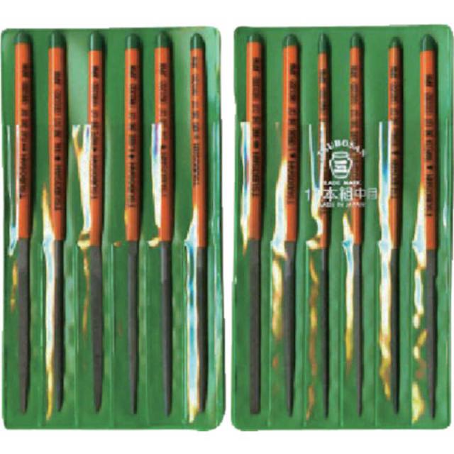 ツボサン　組ヤスリセット 12本組 中目　ST01202の通販は 16,000円