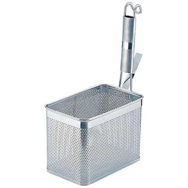 三宝産業　エコクリーン UKパンチング角てぼ 縦型 L 18-8パイプ柄 　AEK2101