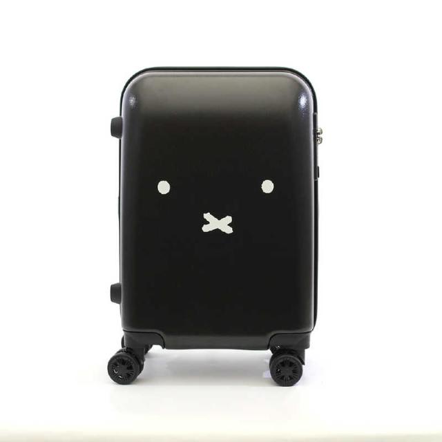 シフレ　スーツケース ハピタス ミッフィー ジッパータイプ Sサイズ 宿泊目安 : 2泊〜3泊 [TSAロック搭載 / 30L] B129.フェイスブラック/シルバー　HAP2249-48_2
