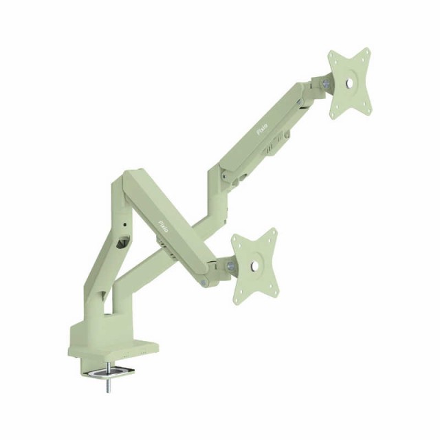 PIXIO　ピクシオ Pixio モニターアーム デュアル 耐荷重9kg 17〜32インチ対応 Pixio ミント　PSW1DMT-O