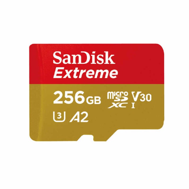 サンディスク　microSDXCカード Extreme (Class10/256GB)　SDSQXAV-256G-JN3MD