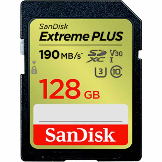 サンディスク　SDXCカード Extreme PLUS (Class10/128GB)　SDSDXWA-128G-JNJIP