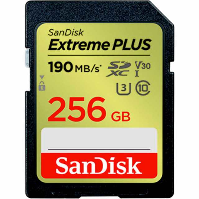 サンディスク　SDXCカード Extreme PLUS (Class10/256GB)　SDSDXWA-256G-JNJIP