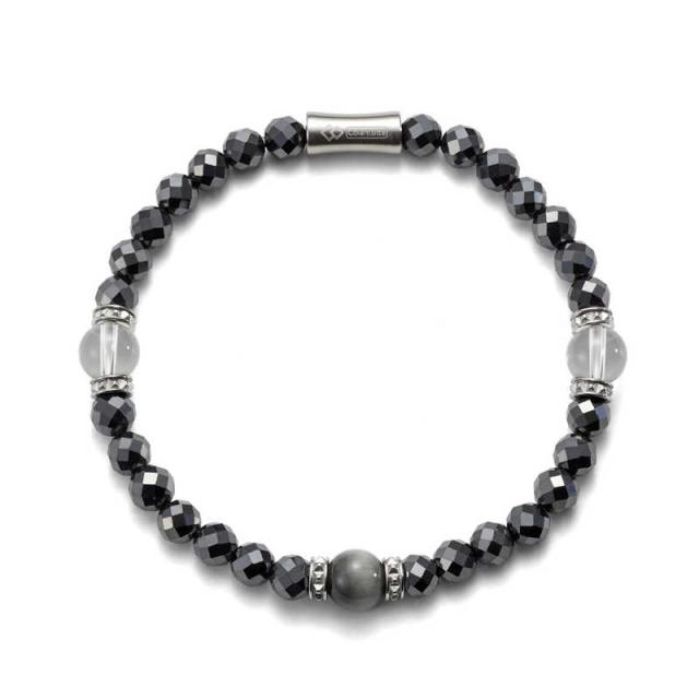 コラントッテ　ループ LUCEα(18.5cm) ブラック(イーグルアイ×水晶)　DABAB2014