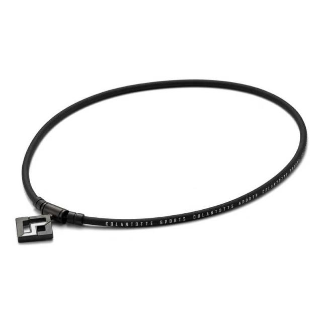 コラントッテ　SPORTS PRO マグチタンネックレス SG160(47cm)ループ：ブラック×ホワイト トップ：ブラックチタン×ホワイト　DBAAC2714