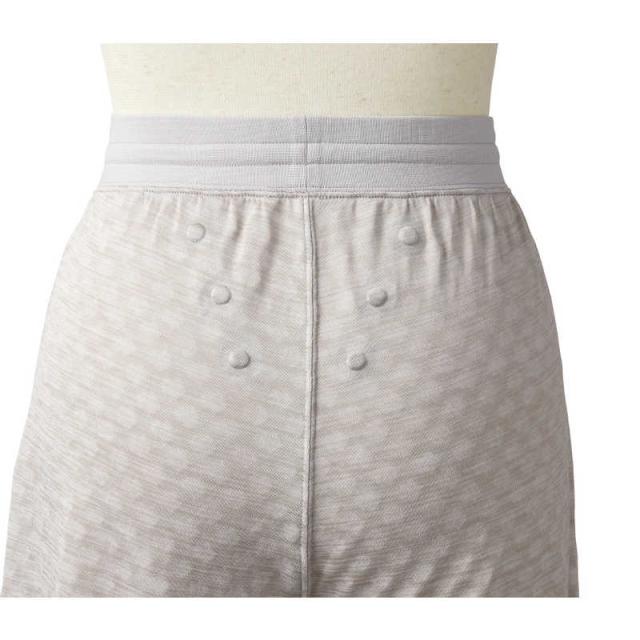 コラントッテ　ユニセックス パンツ レスノ マグネリカバリーウェアハーフパンツ(Lサイズ/杢ベージュ) Colantotte 杢ベージュ　AJCKA55L_2