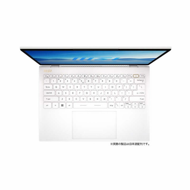 MSI　ノートパソコン マットホワイト 13.3型 Windows11 Pro intel Core i7 メモリ 16GB SSD 512GB  ノートPC　PRESTIGE-13-A12M-079JP｜au PAY マーケット