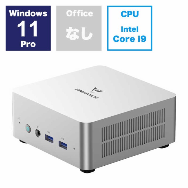 MINISFORUM　ミニPC ［モニター無し /intel Core i9 /メモリ：32GB /SSD：1TB］　UN1290W-32/1T-W11Pro-12900HK