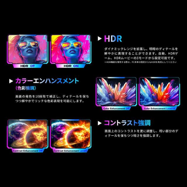 TITANARMY　ゲーミングモニター P2710V-QD ［27型 / 4K(3840×2160) / ワイド / 160Hz］　_5