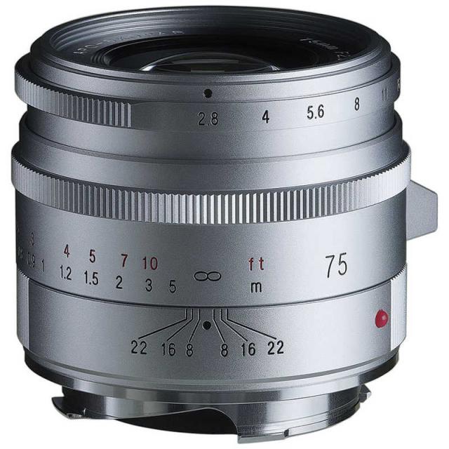 フォクトレンダー　カメラレンズ APO-SKOPAR 75mm F2.8 VM ［ライカM / 単焦点レンズ］ シルバー　APO_SKOPAR75MMF2.8VM
