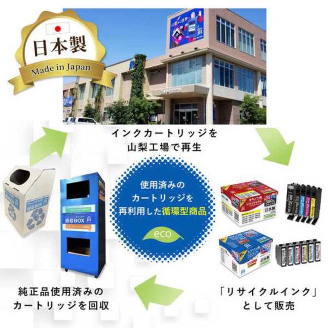 ジット エプソン EPSON： EPSON 集積回路4CL84 4色風呂敷き包み(黒いこと/シアン/マゼンタ/黄色) 大収容能力印字機 相応う 再利用インキ 目じるし：虫眼鏡 JIT-E844P