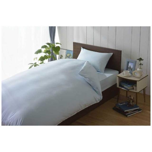 生毛工房　【ボックスシーツ】スーピマ ダブルサイズ(綿100%/140×200×28cm/ブルー)　の通販は 5,702円