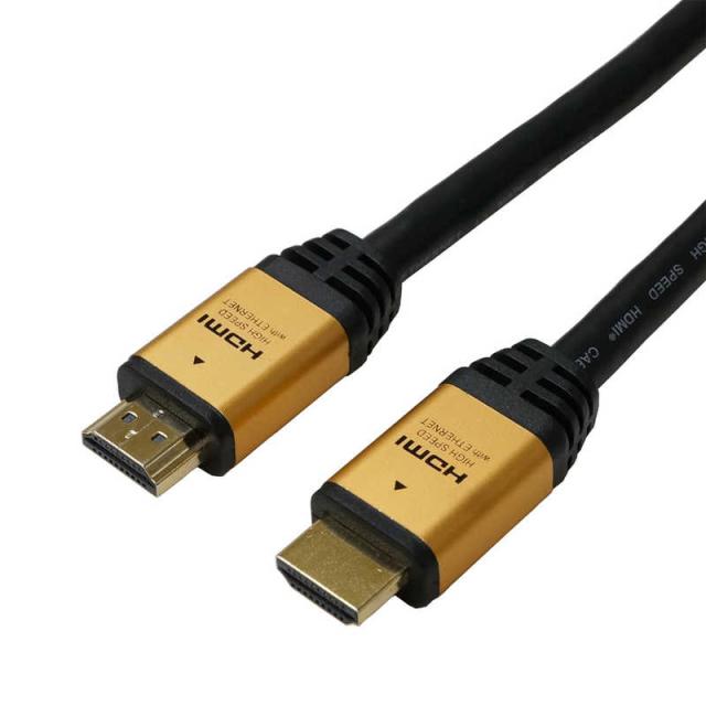 ホーリック　HDMIケーブル ゴールド [15m /HDMI⇔HDMI /スタンダードタイプ /4K対応]　HDM150-028GD