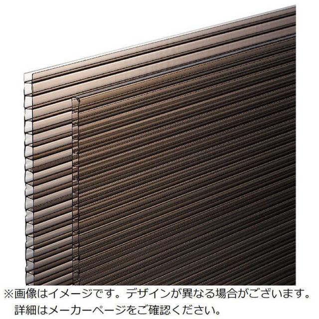 光　光 ポリカ中空ボードブラウンスモーク 2枚入り 900×1820×4mm(箱入)　KTP1894W22（お届けのみ）