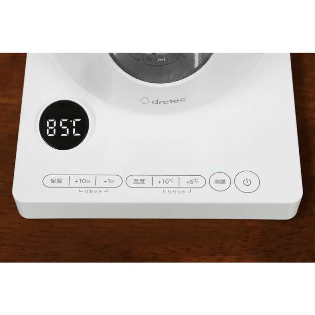 ドリテック　調理ポット「ククポ」(容量：1.5L) ホワイト　PO-163WT