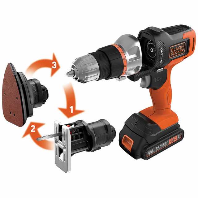 ブラック＆デッカー　18Vリチウム マルチツールベーシック　EVO185B1_の通販は