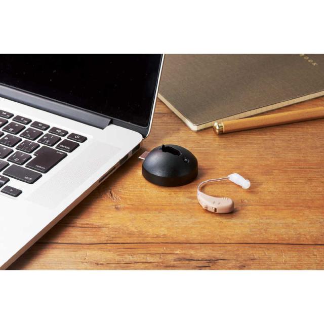 オークローンマーケティング 充電式集音器 楽ちんヒアリング 本体充電