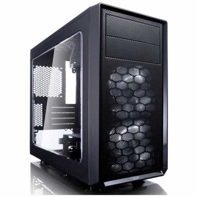 FRACTALDESIGN　PCケース Fractal Design Focus G Mini Black Window ブラック　FD-CA-FOCUS-MINI-BK-W