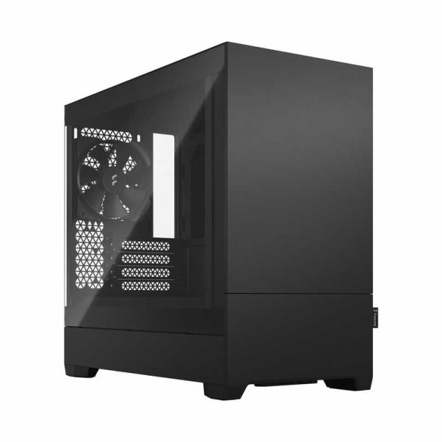 FRACTALDESIGN　PCケース［Micro ATX /Mini-ITX］Pop Mini Silent Black TG Clear Tint ブラック　FD-C-POS1M-02