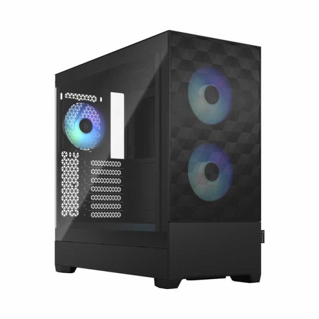 FRACTALDESIGN　PCケース［ATX /Micro ATX /Mini-ITX］Pop Air RGB Black TG Clear Tint ブラック　FD-C-POR1A-06