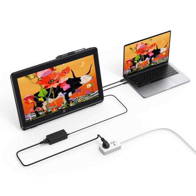 XPPEN　液晶ペンタブレット ［22型］ USB-C＋USB-A HDMI接続 Artist Pro 22 (Gen2) ブラック　ART220QH_JP_5