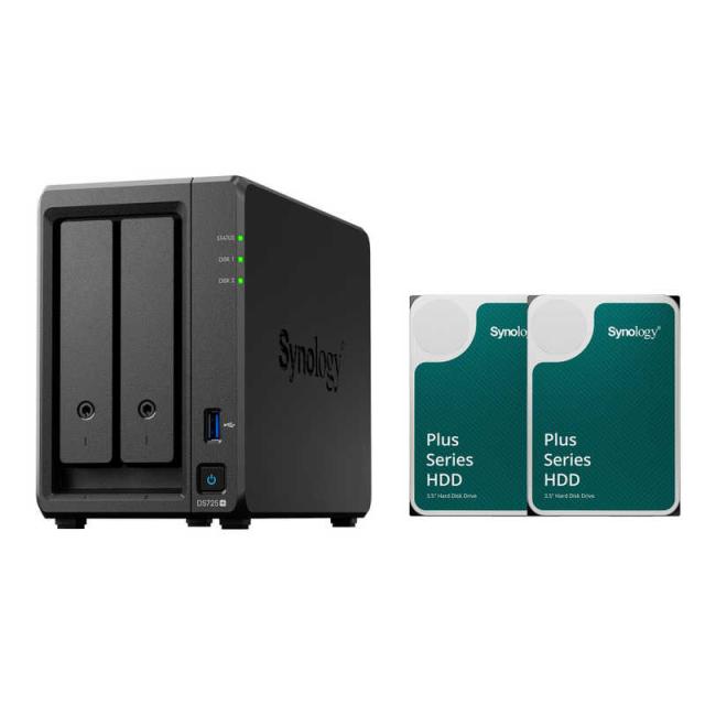 SYNOLOGY NAS ［4TB搭載 / 2ベイ］ 2TB 2個 DiskStation