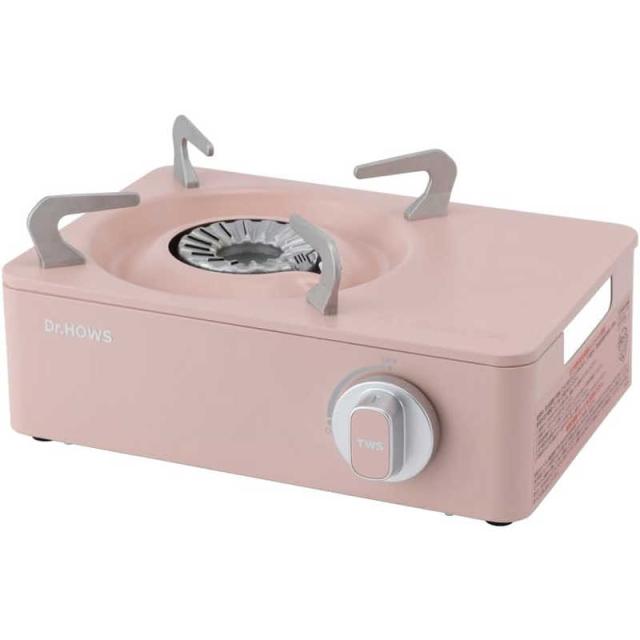 TTS　Dr.HOWS カセットコンロ Twinkle Mini Stove（トゥインクルミニストーブ）Pink　007368